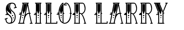 Sailor Larry font preview